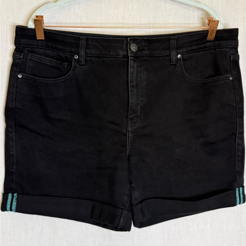 LuLaRoe Black Boyfriend Denim Shorts